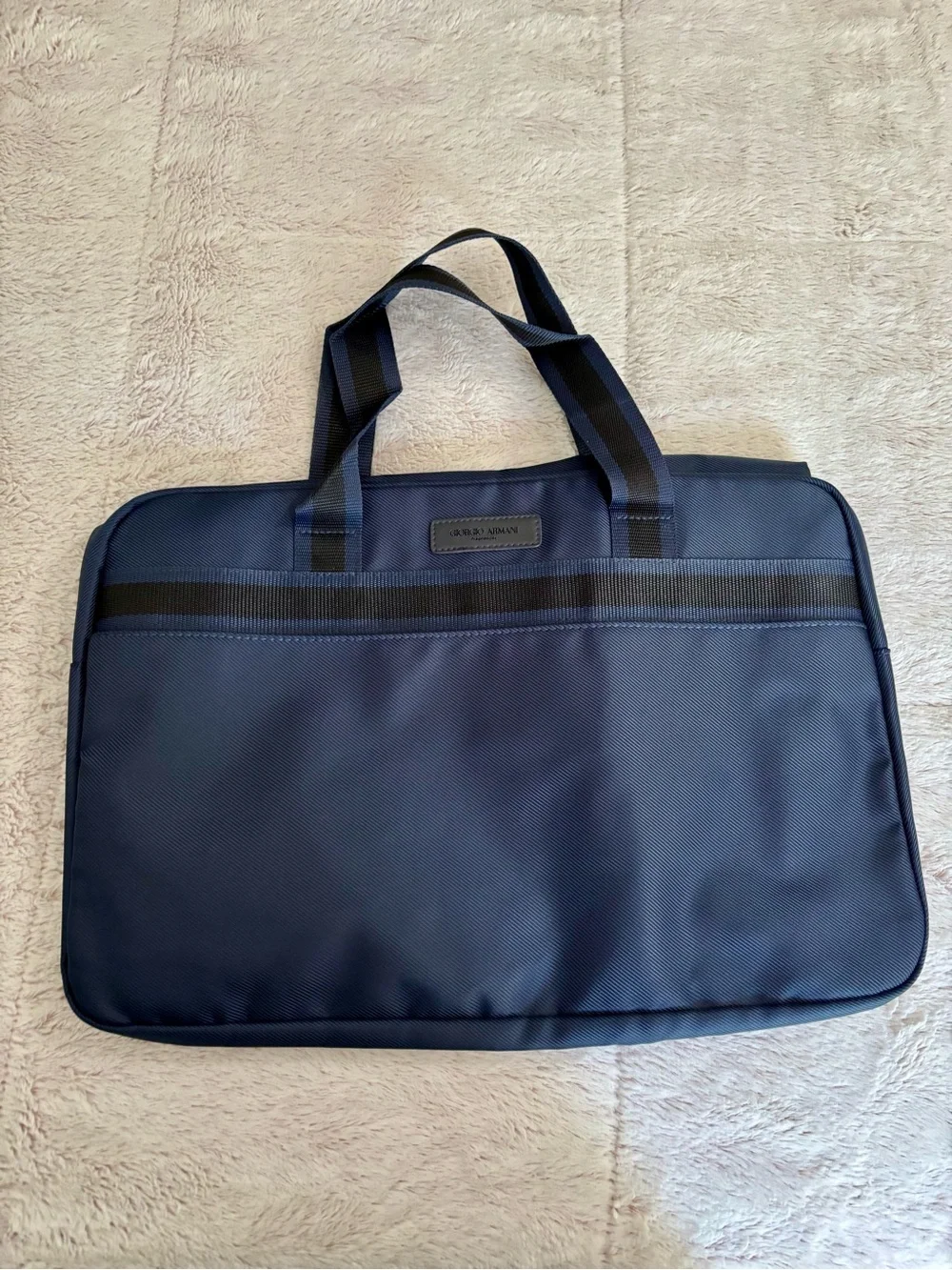 Navy Men's Travel Tote Bag - Lightweight Carryall